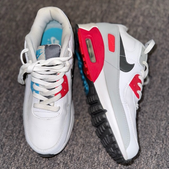 Nike Air Max (7Y) Red/White/Blue Sneakers - Picture 1 of 11